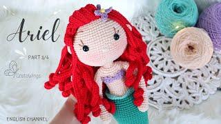 Princess Ariel Amigurumi Tutorial | Princess Series Part 3/4 Sub / GretaWings in English