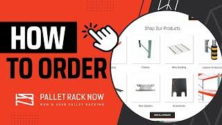 How to Order on Pallet Rack Now