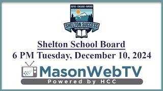 Shelton School Board Dec. 10, 2024