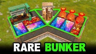 (NEW) RARE DOUBLE BUNKER / Rust Base Design