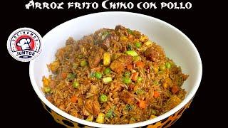 Arroz frito chino con pollo/ Rico, fácil y delicioso