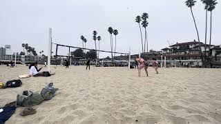 Katie Graham beach volleyball at Santa Cruz