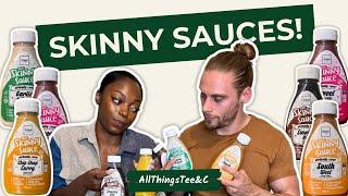 Are Skinny Sauces Worth Buying?! - Skinny Sauce Taste Test | AllThingsTee&C