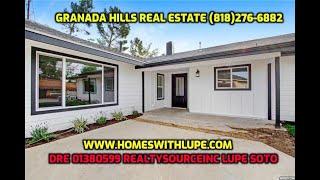 GRANADA-HILLS home for sale 4 bedrooms San Fernando Valley updated 01/12/2022