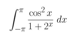 Solving a Nice Integral with an Easy Substitution