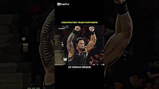 Unexpected Team Partners Of Roman Reigns  || Edit #shorts #wwe #romanreigns