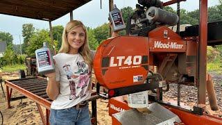 TIME to do some MAINTENANCE on OUR Woodmizer Sawmill!!! (Barn UPDATE in the END!!!)