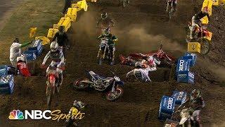 Worst crashes from Supercross Round 10 in Daytona | Motorsports on NBC