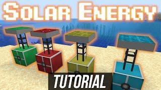 Solar energy tutorial / guide /showcase 1.12.2 - 1.18.2 New solar panels (minecraft java edition)