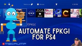 Automate FPKGi Metadata for PS4! (jailbreak users)