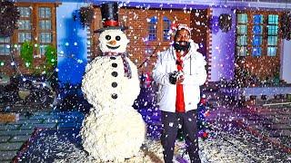 Christmas SnowMan Making | സ്‌നോമാനെ ഉണ്ടാക്കി | M4 Tech |