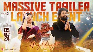 Pushpa 2 Trailer Launch Event Highlights At #Patna | #Alluarjun | Rashmika Mandanna | YouWe Media