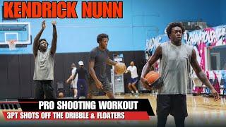 Kendrick Nunn Pro Shooting Workout Off The Dribble 3pt Counters and Floaters