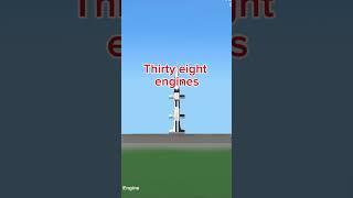 How many small engines does it take to lift a Saturn V #sfs #shorts #spaceflightsimulator
