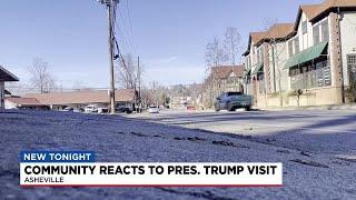 Asheville residents react to Pres. Trump's expected visit western NC