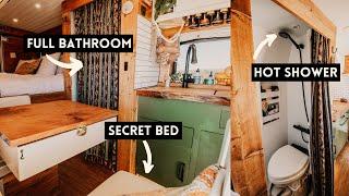 VAN TOUR  | Amazing Van Conversion Tour by Couple with NO Experience