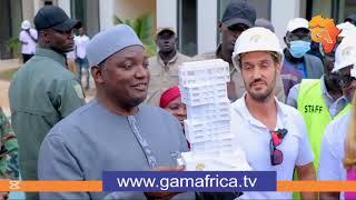 President Adama Barrow Visited The tallest building in the Gambia