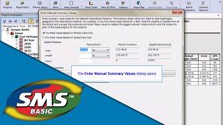SMS™ Manual Entries