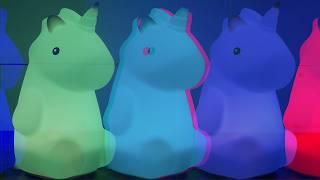 Color Changing Unicorn Night Light - 10 Hours / 4K