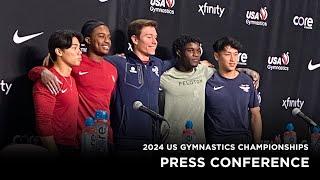 US Mens National Team Press Conference | 2024 US National Championships