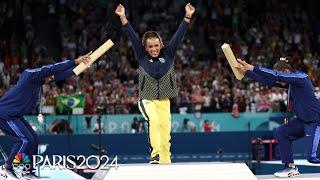 Best sportsmanship moment of the Olympics? Andrade, Biles, Chiles and the floor medal ceremony