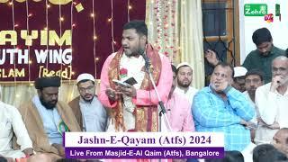 Tum Jalo Ya Mar Jao तुम जलो या मर जाओ By Hasnain Raza - Jashn E Qayam 2024 - Bangalore