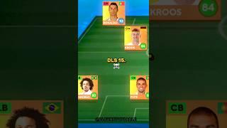 DLS 24 VS DLS 15 LEGENDARY REAL MADRID TEAM..!