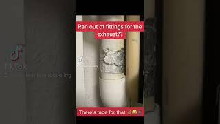 Hvac hacks at its finest ‍️ #hvac #hvachacks #hvacinstall
