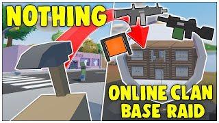 WHOLE SERVER THINKS IM HACKING! - FROM NOTHING TO ONLINE CLAN BASE RAID UNTURNED