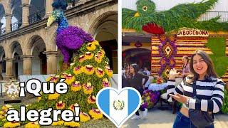 Así se VIVIÓ el FESTIVAL DE LAS FLORES 2023 ANTIGUA GUATEMALA  | Celinaz