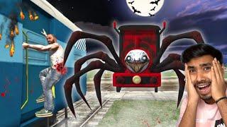 GIANT CHOO CHOO CHARLES ATTACK FRANKLIN AND CITY | INDIAN BIKES DRIVING 3D EP2
