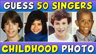 Guess the "50 SINGERS FROM A CHILDHOOD PHOTO" QUIZ!  (PART III) TRIVIA/CHALLENGE