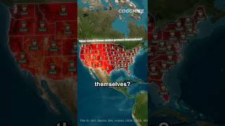What If The USA Split Into 50 Independent Countries? #shorts