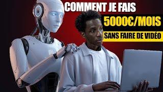 je fais 5000€ par mois avec YOUTUBE sans faire de vidéo lol (INTELLIGENCE ARTIFICIEL + YOUTUBE)