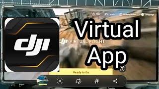 DJI FLY/FPV  VIRTUAL APP - 2025 , Connect / Pair Normally First !