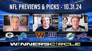 Free NFL Picks & Bets Today 10/31/24: Lions vs Packers, Dolphins vs Bills & Commanders vs Giants