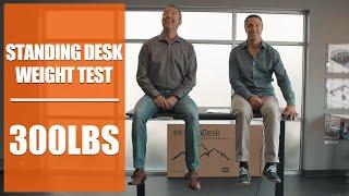 Standing Desk Lifting Weight Test - 300lbs + | MojoDesk