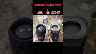 Extreme water Test on Sony and JBL bluetooth speakers