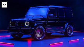 Lowered Mercedes G63 on 3-Piece Wheels