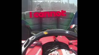 Charles Leclerc Shouting After His Crash | 2022 French GP