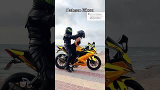 BATMAN BIKER ️My Bat moto gear in bio  #moto #shorts