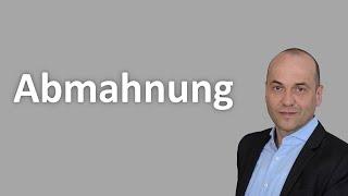 Wie reagiert man am besten auf eine Abmahnung?