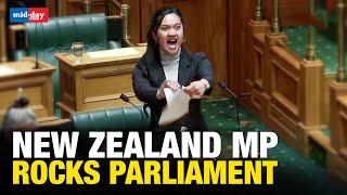 Dramatic visuals from New Zealand Parliament as MP performs ‘Haka’