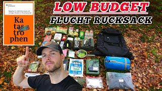 LOW BUDGET FLUCHTRUCKSACK | Loadout Prepper Krisenvorsorge | Bug Out Bag