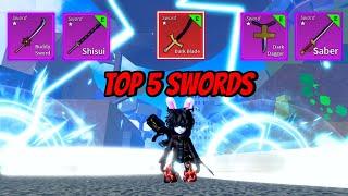 『Rumble + My Top 5 Swords』Epic Bounty Hunting Montage | Blox Fruits | Kyuuru