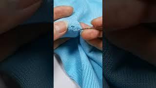 A simple way to remove a puff from a jacket