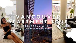 $2500 ONE BEDROOM CONDO IN DOWNTOWN VANCOUVER | apartment tour