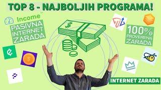 TOP 8 najboljih programa za pasivnu zaradu na internetu! 100% provereno rade *sve na jednom mestu