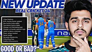 Real Cricket 24 New Update Honest Review + Gameplay - Real Cricket 24 Update Gameplay