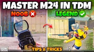 THESE SECRET TIPS WILL MAKE YOU M24/SNIPER PRO IN TDM(BGMI/PUBG MOBILE) Tips & Tricks | Mew2